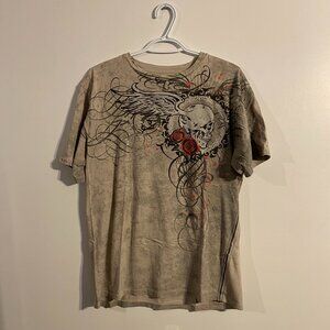 Ed Hardy style Third Rail y2k tee TAGGED L